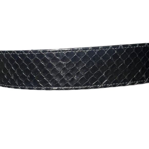 Barry Kieselstein Sterling Buckle Snake Belt - Picture 5 of 6